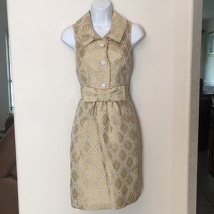 Anthropologie Plenty by Tracy Reese gold dress!